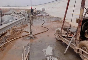 湛江公路钻孔施工
